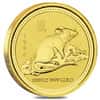 1996 1/20 oz Gold Lunar Mouse / Rat BU Australia Perth Mint Series I