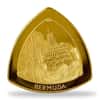 1997 Bermuda 15.16 gram Proof Gold Sea Venture Triangular Coin .999 Fine (w/Box & COA)