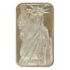 1986 1 oz Silver Statue of Liberty Centennial Bar .999 Fine