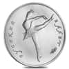 1/2 oz Russia Palladium Ballerina 10 Roubles AU/BU (Random Year)