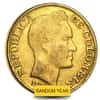 Colombia Gold 2.5 Pesos Coin AGW .1177 (1913-1929, Random Year)
