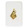 1 gram PAMP Suisse Rosa Gold Pendant .9999 Fine
