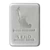1 Kilo Empire State Mint Statue of Liberty Silver Bar .999 Fine