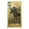 Pack of 100 - 1 Oklahoma Goldback 1/1000 oz 24K Gold Foil Aurum Note