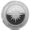 1 oz Compass Rose Silver Round .999 Fine