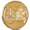 1 oz Diwali Lotus Gilded Silver Medal Australian Perth Mint