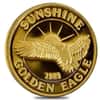 1 oz Gold Round Sunshine Mining - Golden Eagle .999 Fine