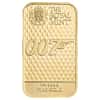 1 oz Great Britain James Bond 007 Diamonds Are Forever Gold Bar .9999 Fine (In Assay)