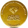 1 oz Hoover & Strong Harmony Recycled Precious Metals Gold Round Button