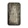 1 oz Johnson Matthey MTB Statue of Liberty Silver Vintage Bar .999 Fine