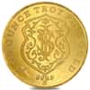 1 oz Republic National Bank Gold Round .9999 Fine (Scruffy)