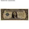 $1 Silver Certificate Currency Note Funny Back Cull (Random Year)