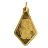 2.5 Gram PAMP Suisse Gold Lady Fortuna Diamond Shaped Pendant .9999 Fine (Scruffy)