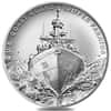 2.5 oz US Coast Guard Silver Medal (w/Box & COA)