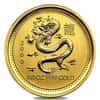2000 1/10 oz Gold Lunar Dragon BU Australia Perth Mint