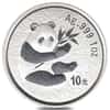 2000 1 oz Chinese Silver Panda 10 Yuan Frosted Ring NGC MS 69