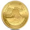 2002 2 oz Proof Gold Australian Kangaroo Nugget Perth Mint Coin .9999 Fine (w/Box & COA)