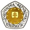 2004 Proof Gold/Palladium Bimetallic 10000 Slovak Crown Coin