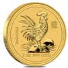2005 2 oz Gold Lunar Year of The Rooster BU Australian Perth Mint (Series I)