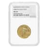 2008 W 1/2 oz $25 Burnished Gold American Eagle NGC MS 70