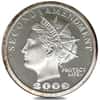 2009 1 oz NORFED Second Amendment Bud's Gun Shop Silver Round .999 Fine