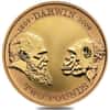2009 Great Britain 2 Pounds Charles Darwin Proof Gold Coin (w/Box & COA)