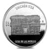 2011 Mexico 1 oz Proof Silver Chichen Itza - The Nunnery 5 Pesos .999 Fine (In Cap)
