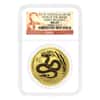 2013 1 oz Gold Lunar Snake Perth Mint NGC MS 69 ER
