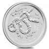 2013 1 oz Silver Lunar Year of The Snake BU Australian Perth Mint In Cap