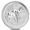 2014 1 oz Silver Lunar Year of The Horse BU Australian Perth Mint In Cap
