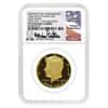 2014-W 3/4 oz Gold Kennedy Half Dollar High Relief NGC PF 70 FD (Castle)