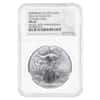 2016-W 1 oz Burnished Silver American Eagle $1 Coin NGC MS 69