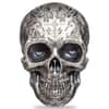 2018 Palau 1 oz Silver La Catrina Skull Coin Antiqued .999 Fine (w/Box & COA)