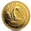 2019 1 oz Gold Australian Swan Perth Mint .9999 Fine BU In Cap