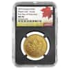 2019 1 oz Incuse Canadian Gold Maple Leaf $50 Coin NGC MS 70 First Day of Production