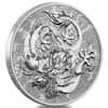 2021 1 oz Silver Myths & Legends Dragon BU Australian Perth Mint