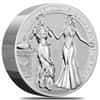 2020 5 oz Germania Allegories 25 Mark Silver Coin BU .9999 Fine (w/Box & COA)