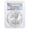 2021-W 1 oz Proof Silver American Eagle PCGS PF 70 DCAM FDOI