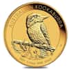 2021 1/10 oz Australian Gold Kookaburra Perth Mint Coin .9999 Fine BU In Cap