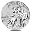 2021 10 Kilo Silver Lunar Year of The Ox BU Australian Perth Mint In Cap