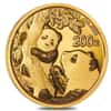 2021 15 gram Chinese Gold Panda 200 Yuan .999 Fine BU (Sealed)