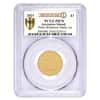 2021 0.514 oz Ascension Island Nude Gold Britannia Coin PCGS PF 70 FDOI