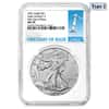 2021 1 oz Silver American Eagle Type 2 NGC MS 70 FDOI