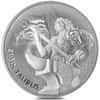 2021 1 oz South Korea Silver ZI:SIN Taurus Medal BU