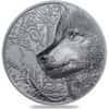 2021 2 oz Silver Mystic Wolf Coin Mongolia .999 Fine (w/Box & COA)