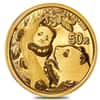 2021 3 gram Chinese Gold Panda 50 Yuan .999 Fine BU (Sealed)