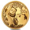 2021 8 gram Chinese Gold Panda 100 Yuan .999 Fine BU (Sealed)