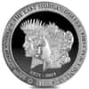 2021 BVI 2 oz Silver 100th Ann. Last Morgan & First Peace Dollar Coin