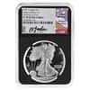 2021-S 1 oz Proof Silver Eagle T-2 NGC PF 70 FD Gaudioso Sign
