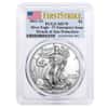 2021 (S) 1 oz Silver American Eagle $1 Coin PCGS MS 70 FS Emergency Issue
